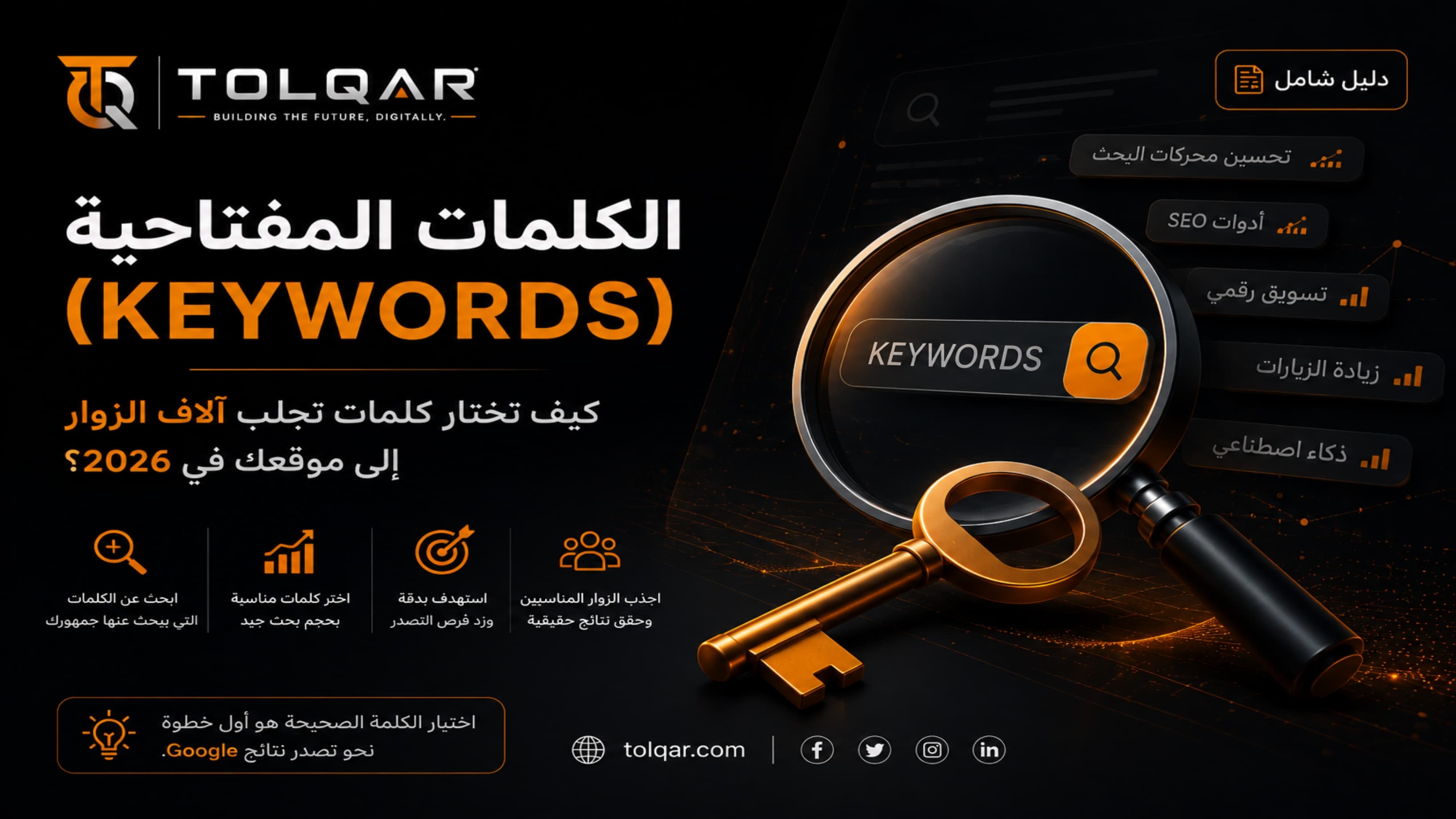 الكلمات المفتاحية (Keywords): كيف تختار كلمات تجلب آلاف الزوار إلى موقعك في 2026؟