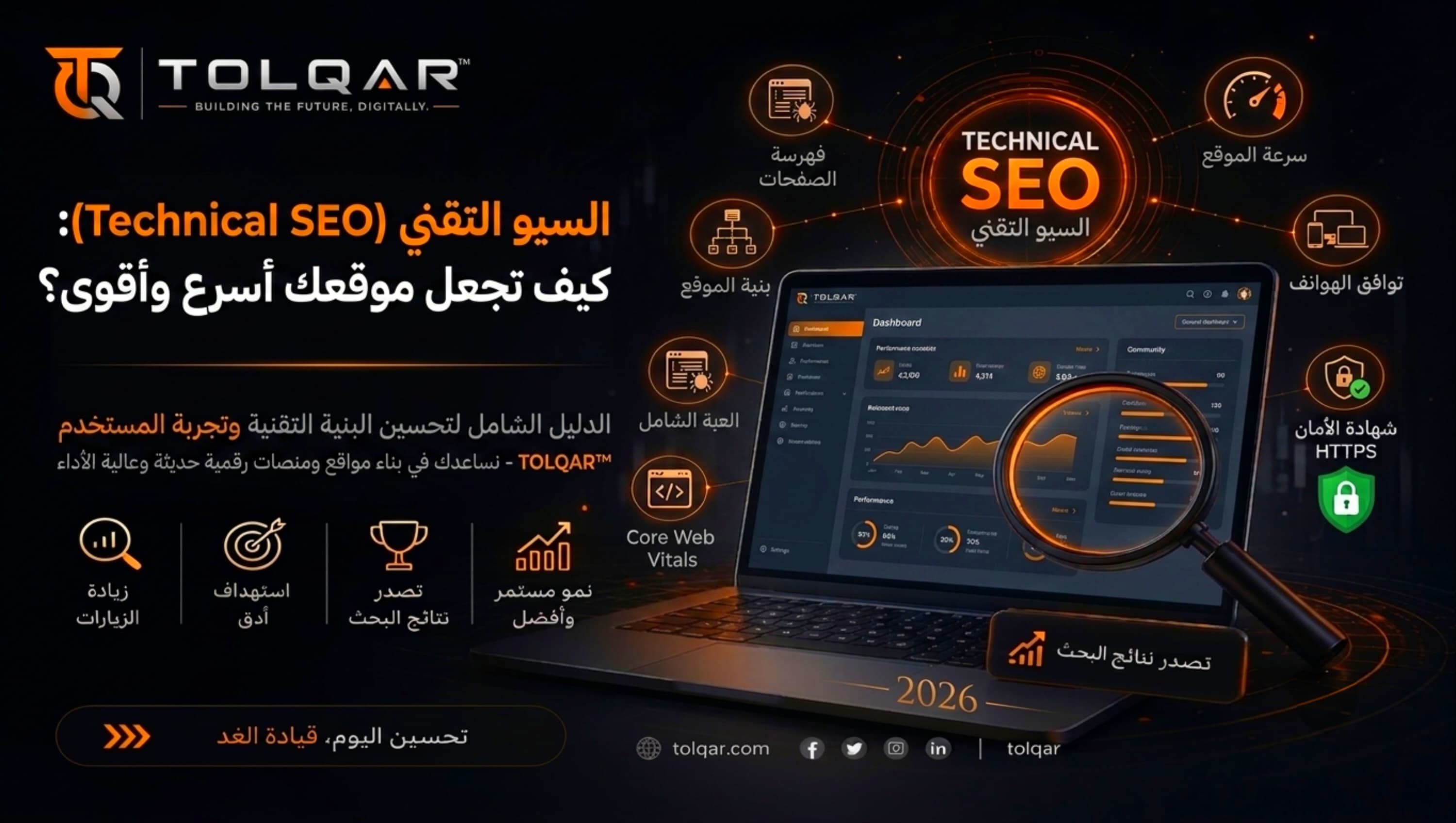 السيو التقني (Technical SEO): كيف تجعل موقعك أسرع وأقوى في نتائج Google في 2026؟